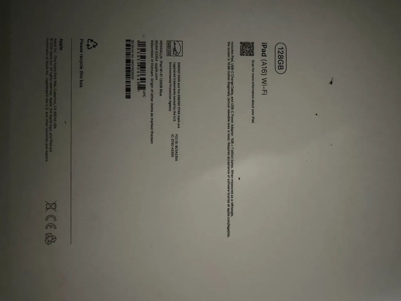 Apple IPad A16 - 11 gen - 128gb Azul - Foto 4