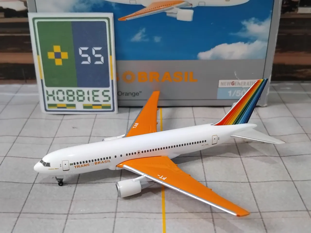 Miniatura Avião Herpa Wings 1/500 JAA Japan Asia Airways Boeing