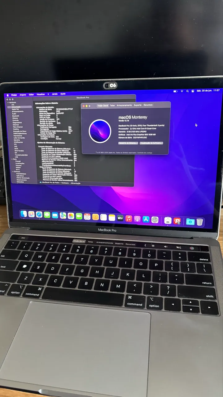 MacBook Pro 15? 2019 i9 / 32GB RAM / 1TB SSD - Leia a descrição