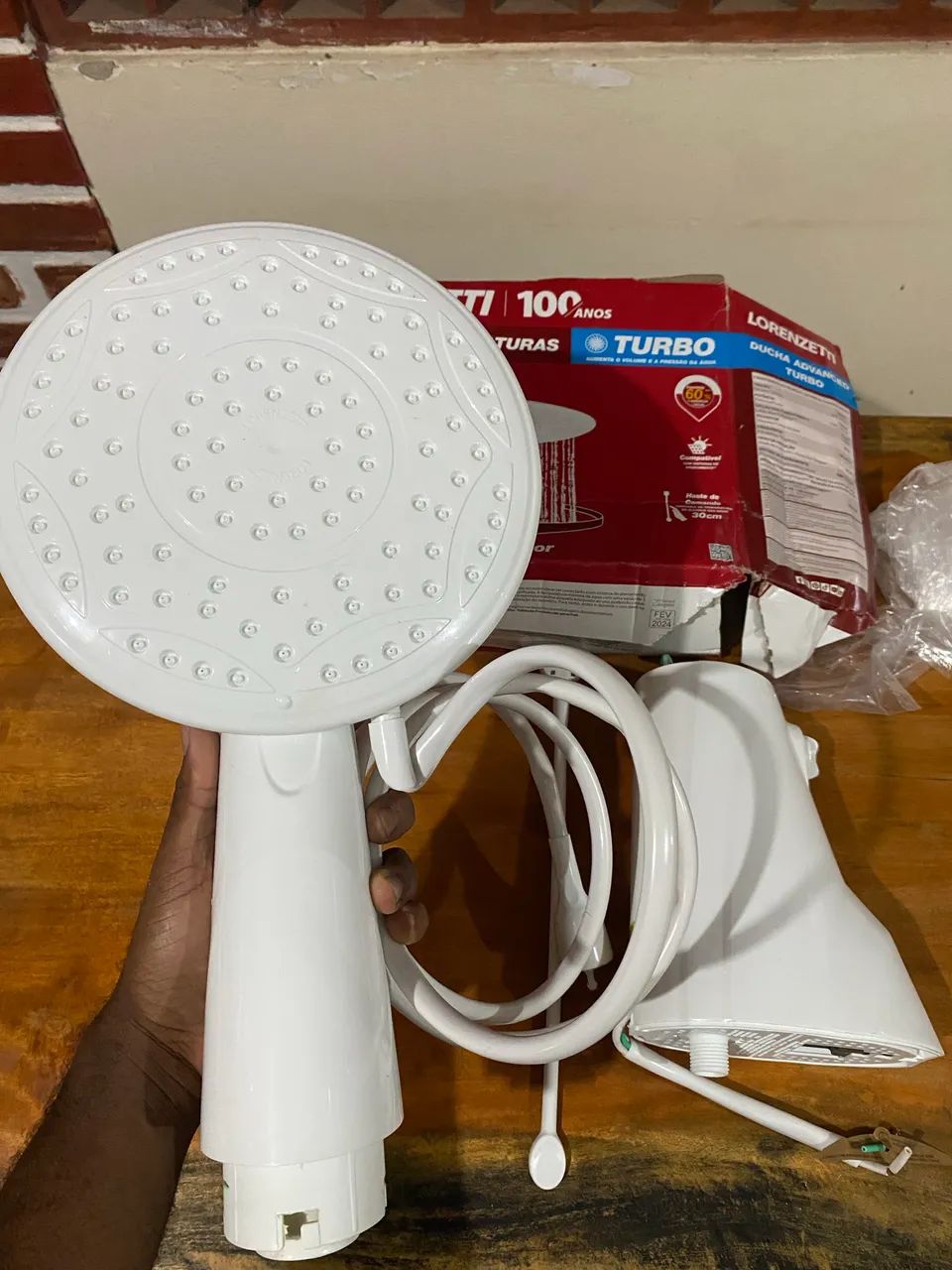 Ducha advanced multitemperaturas turbo 7500w 220v - lorenzetti - Foto 2