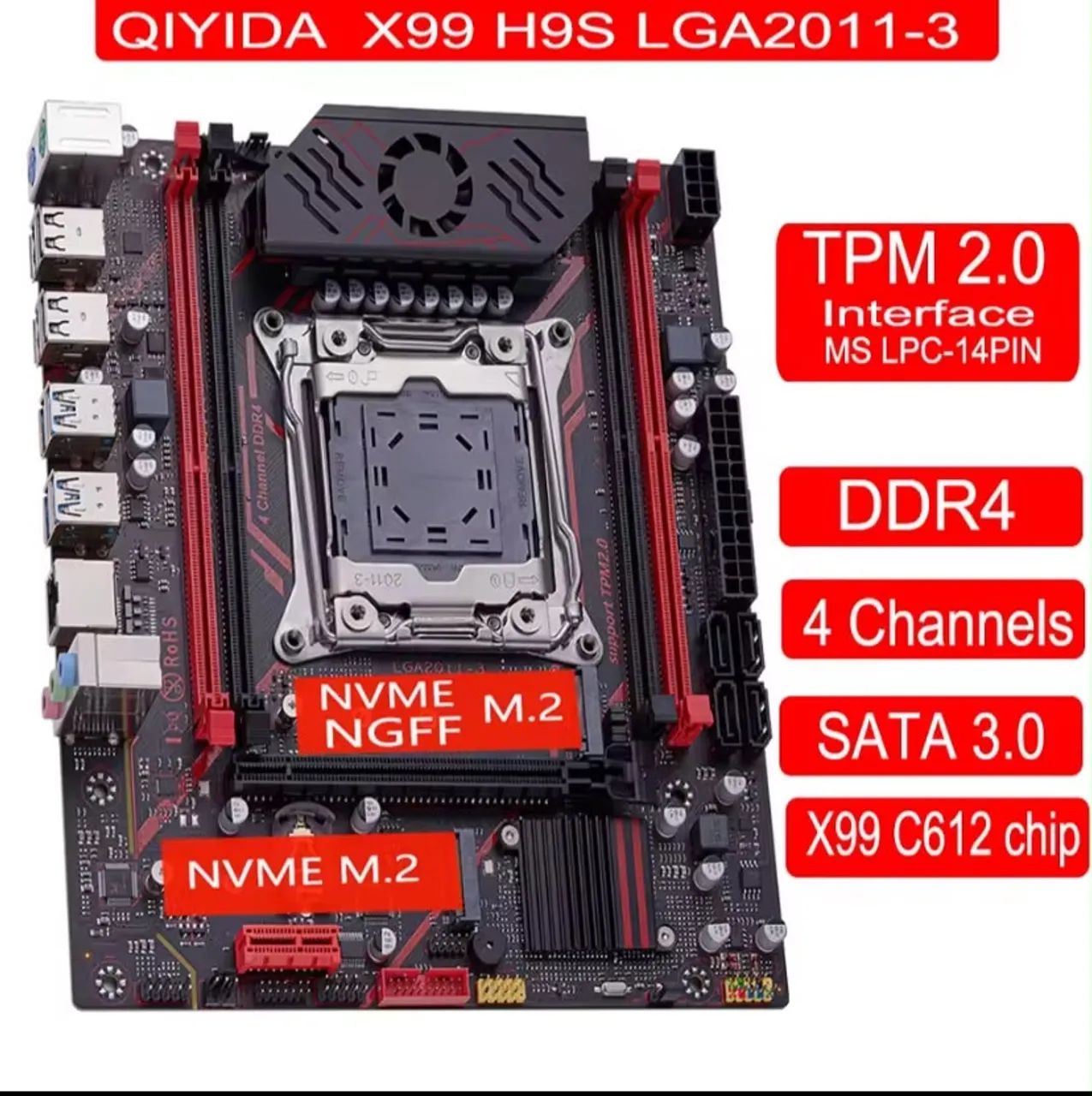     Placa Mãe Qiyida X99 Com Defeito
