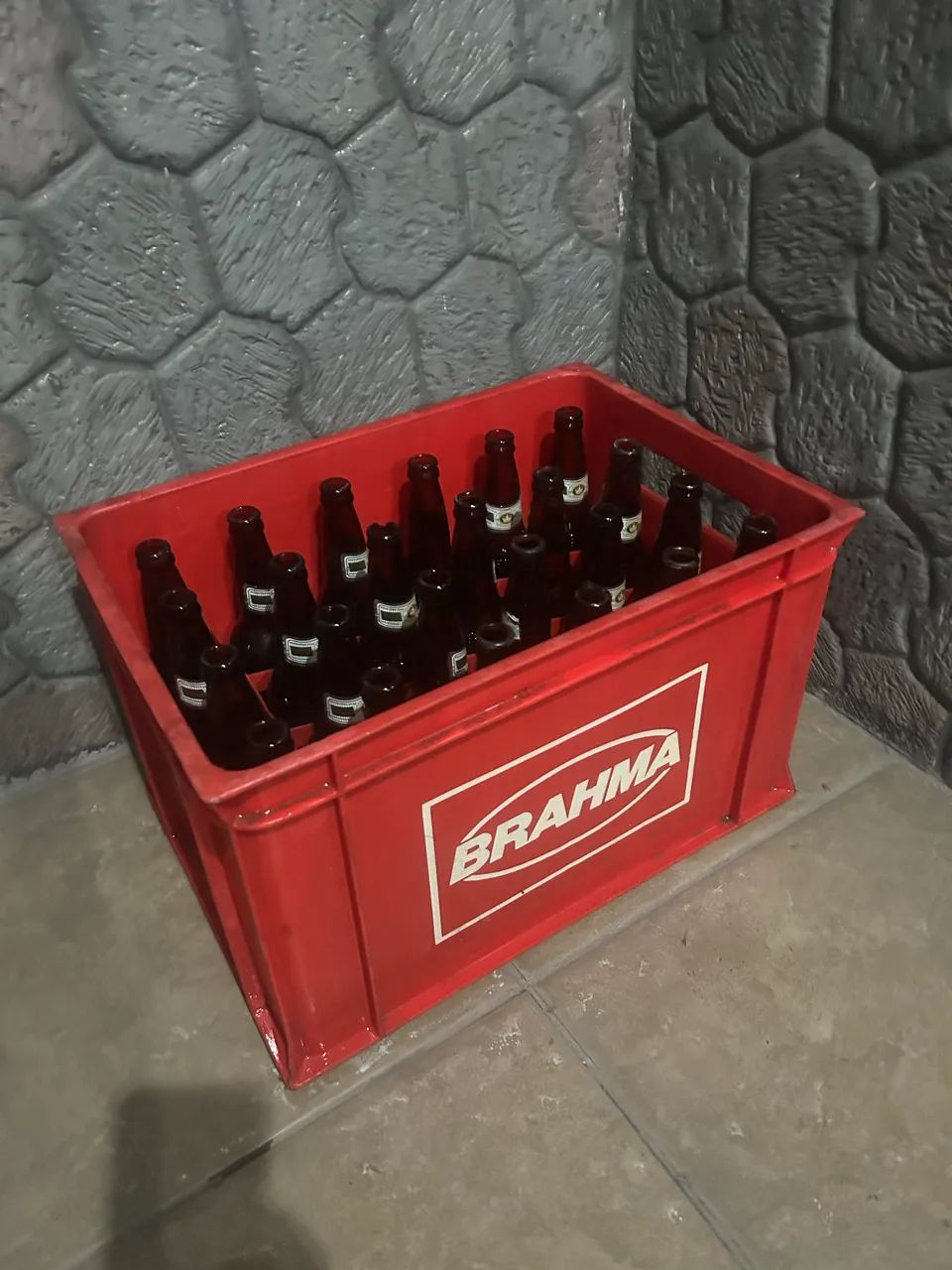 Engradado de cerveja (caixa + cascos)