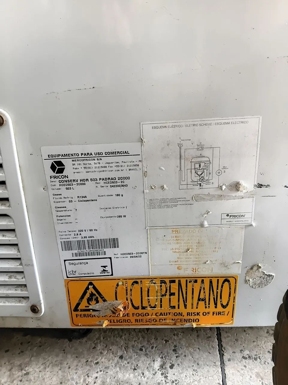Freezer Fricon 503 litros - Foto 5
