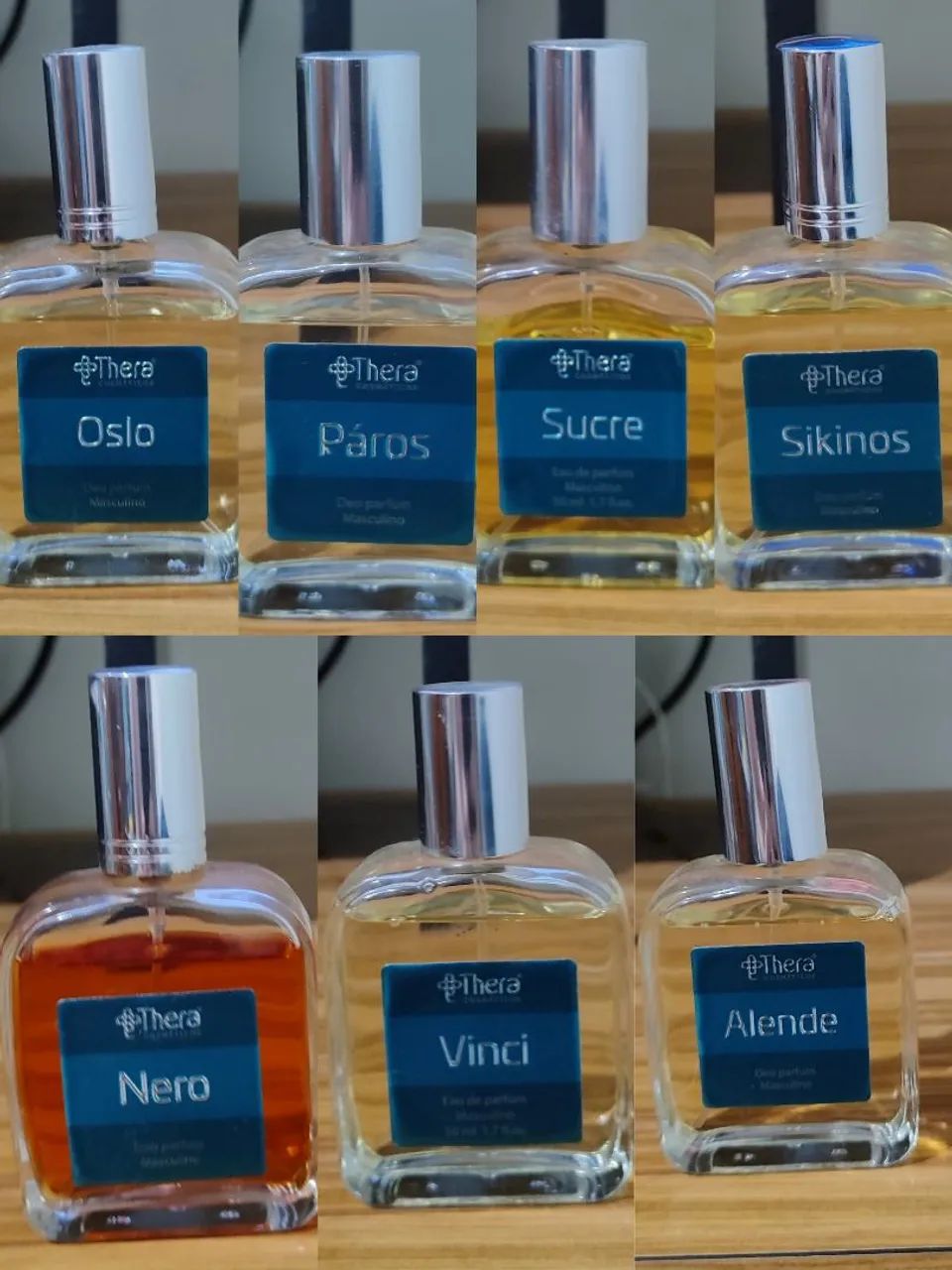 Pacote de perfumes Thera Cosméticos (07 perfumes)