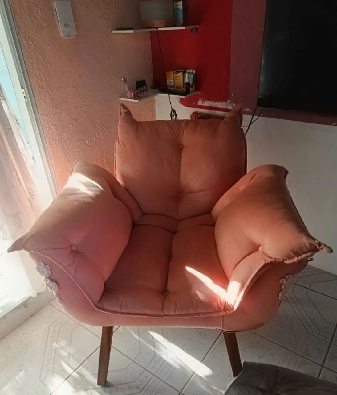  sofa namoradeira + 2  poltronas - Foto 5