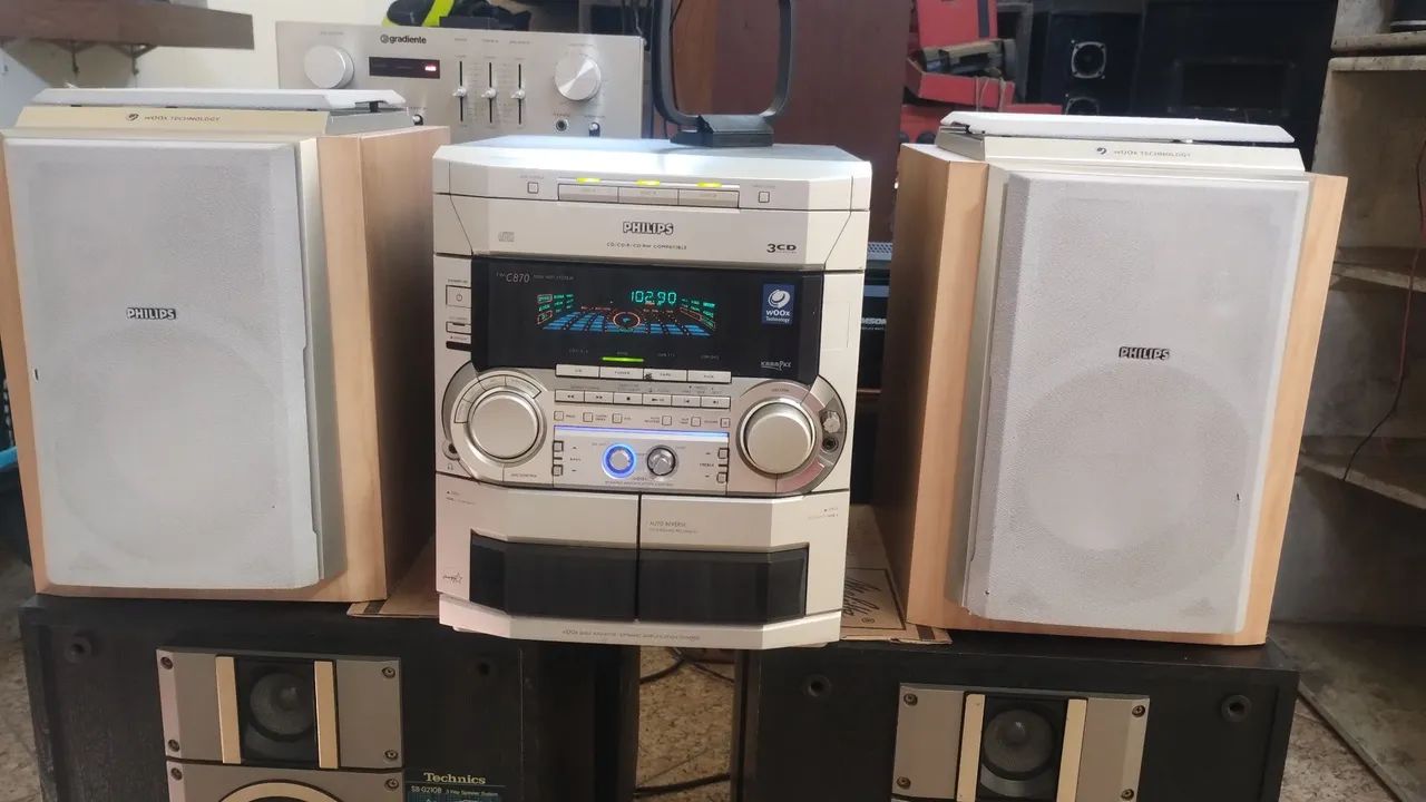 Mini sistem Philips FW-C870 n Sony Aiwa - Aparelhos de Som - Maria