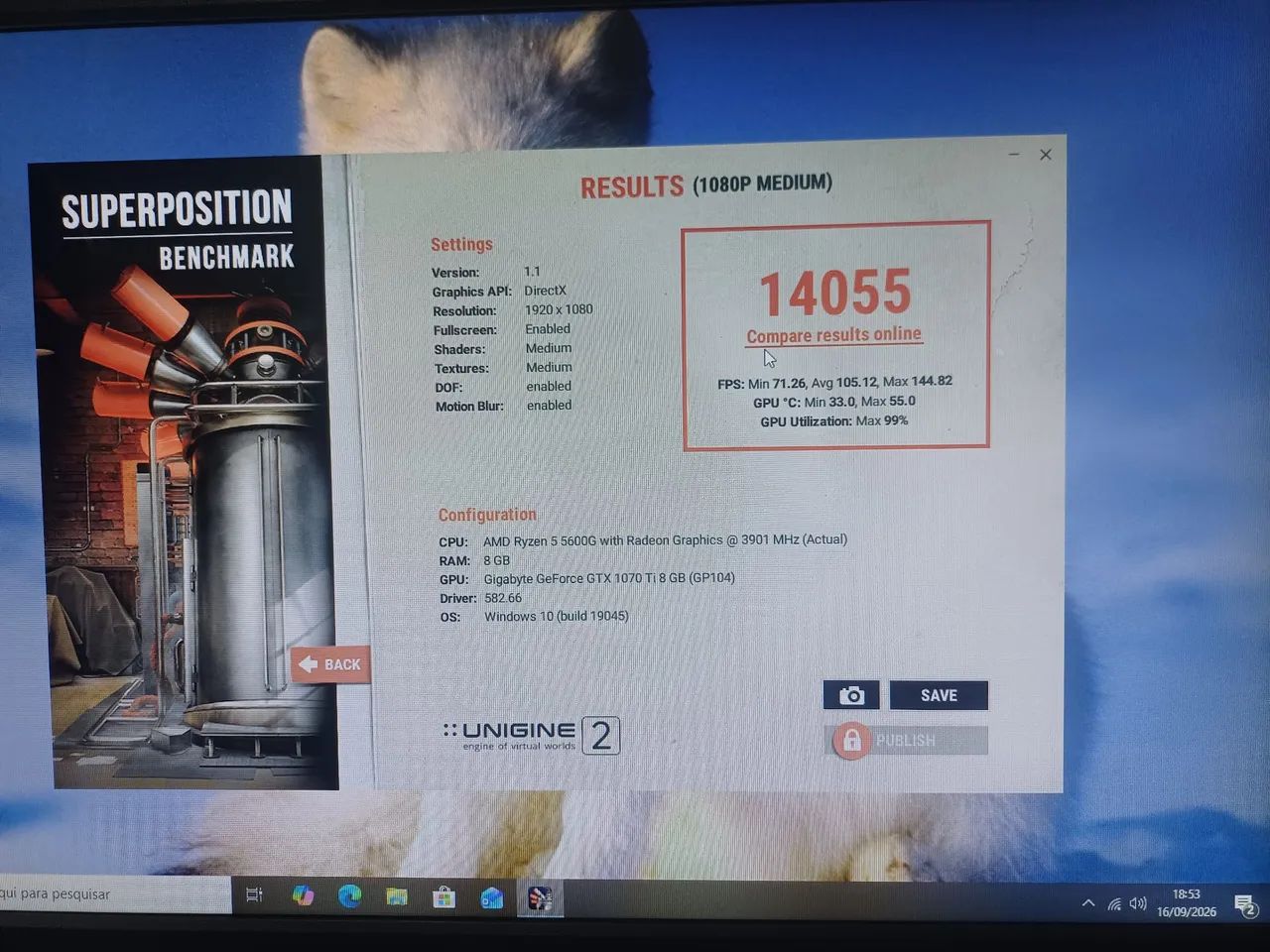 GTX 1070Ti WindForce 8Gb - Foto 4