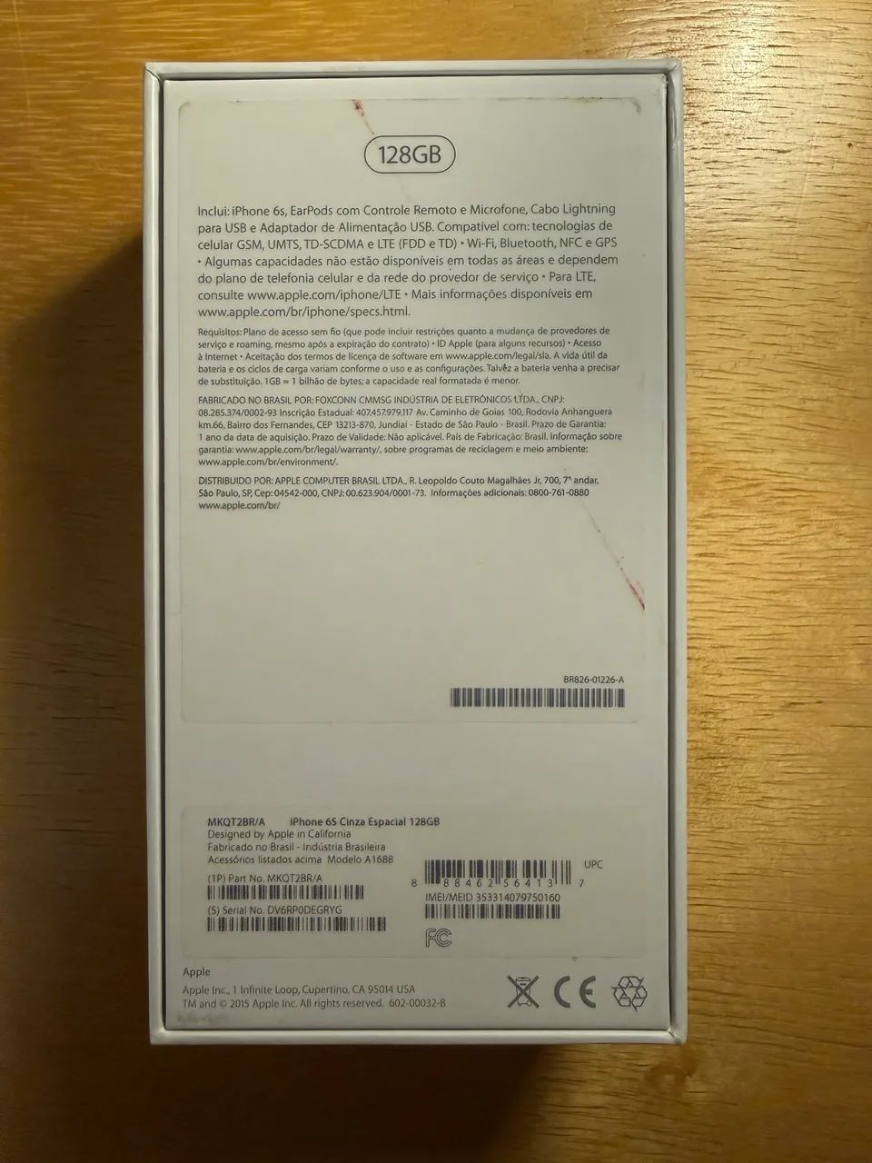 Caixa Vazia - iPhone 6S - 128GB - Cinza Espacial - Foto 2