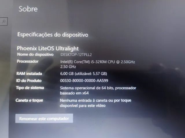 Notebook Lenovo core i5 6 gigas - Foto 4