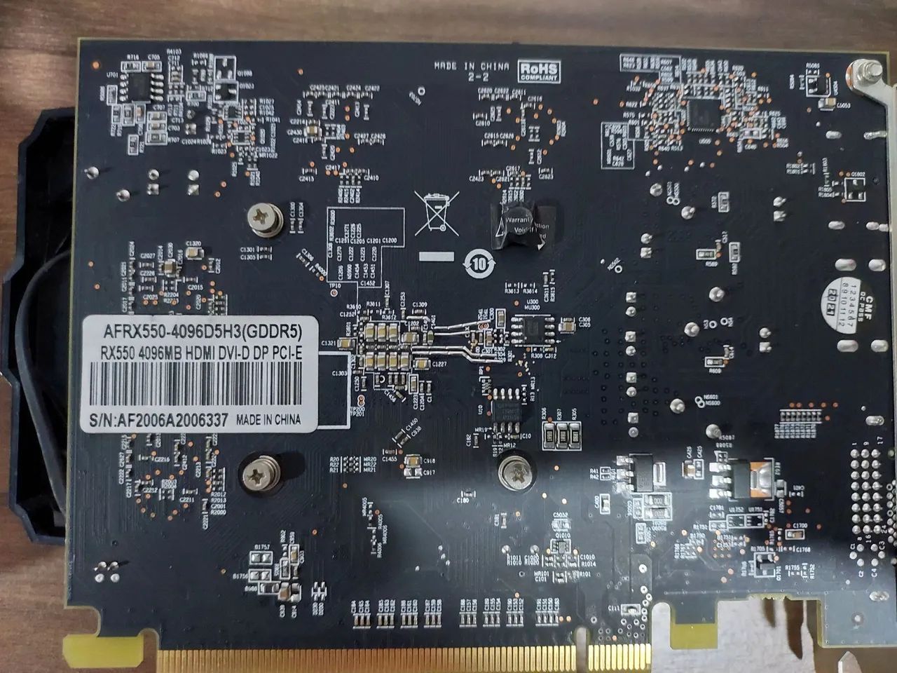 Rx 550 4gb AFOX Placa de Vídeo  - Foto 3