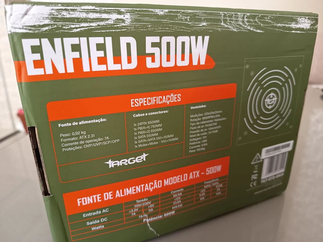 Fonte ATX Target 500W - Foto 3
