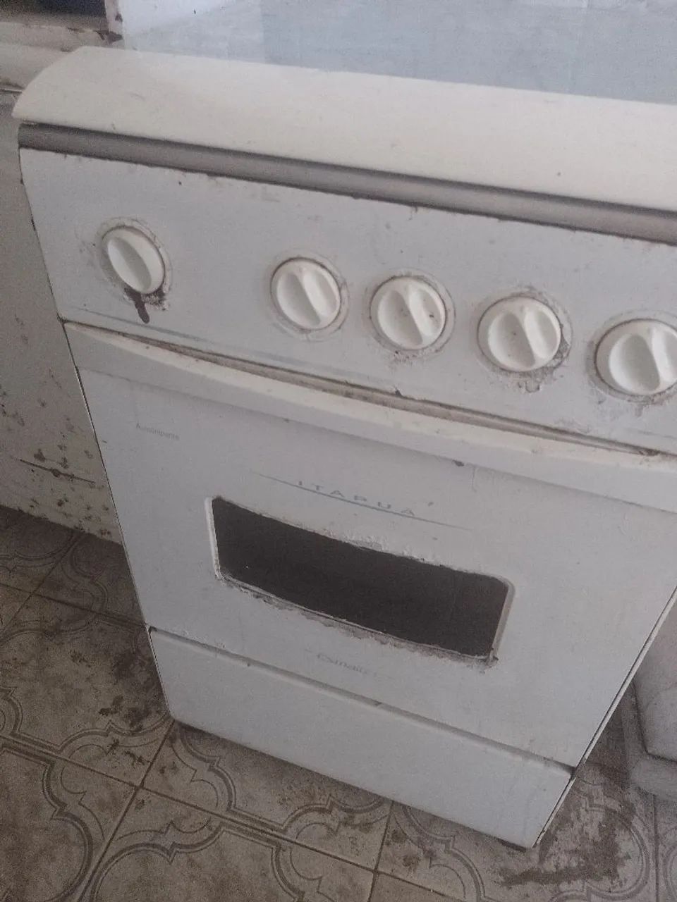 Fogão 4 bocas funcionando 