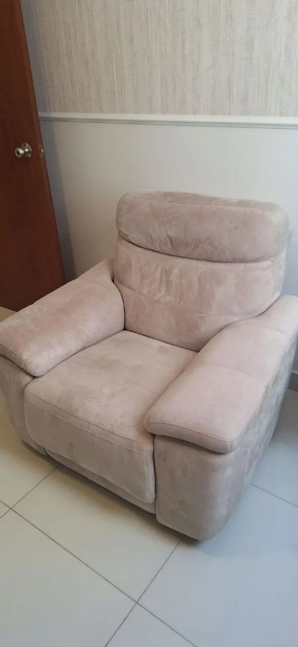 CADEIRA DO PAPAI BEGE - A MAIOR E MAIS CONFORTÁVEL