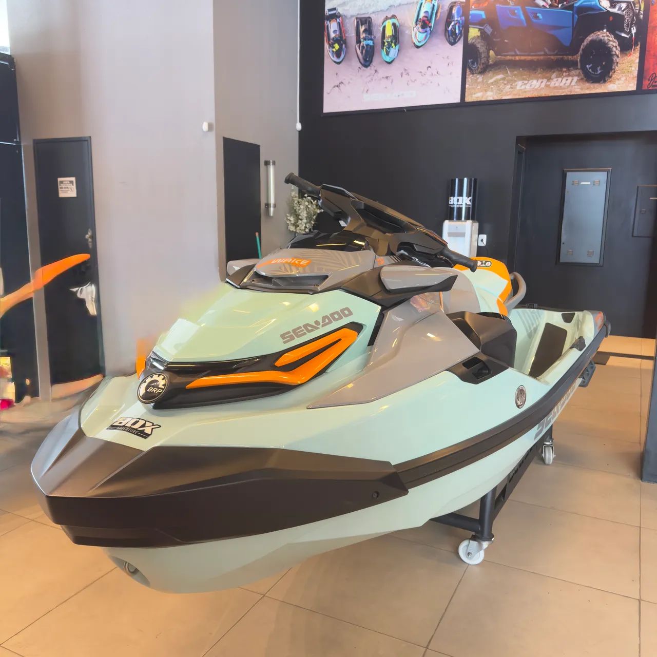 Jetski Seadoo Wake Pro 230hp, apenas 38h com reboque de alumínio  - Foto 3