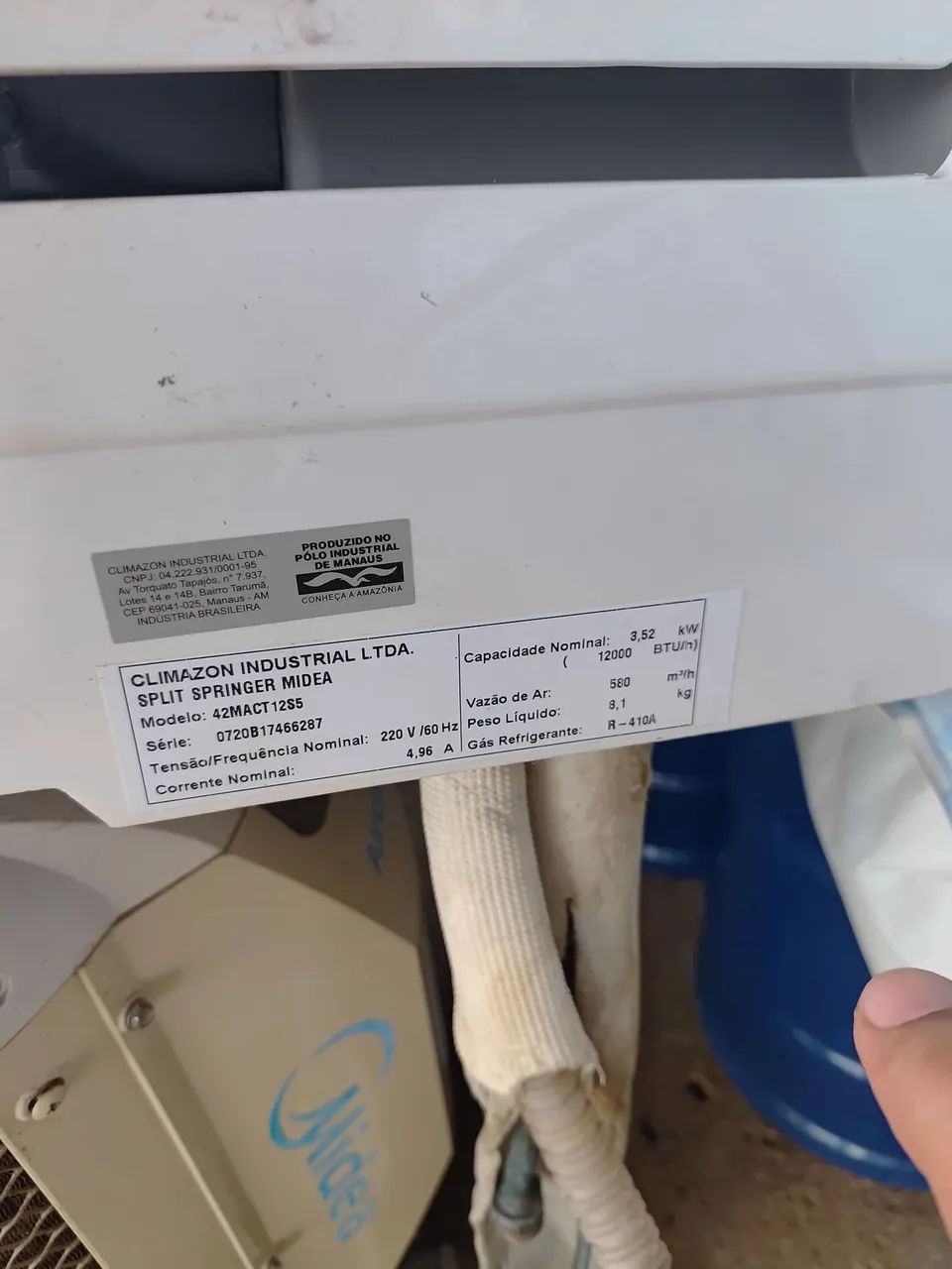 Central de ar split midea 12.000 btus - Foto 3