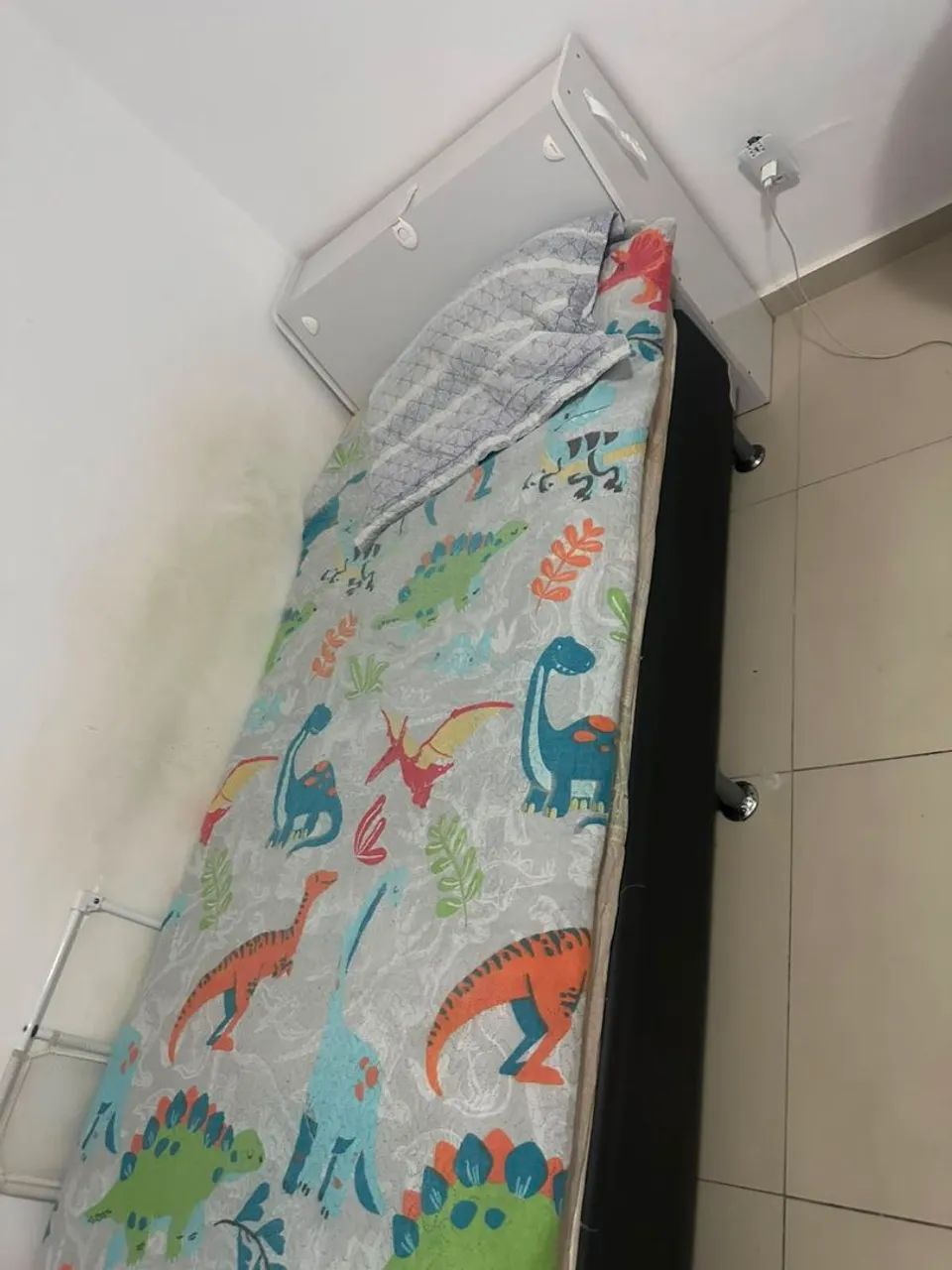 Cama solteiro com cabeceira baú  - Foto 3