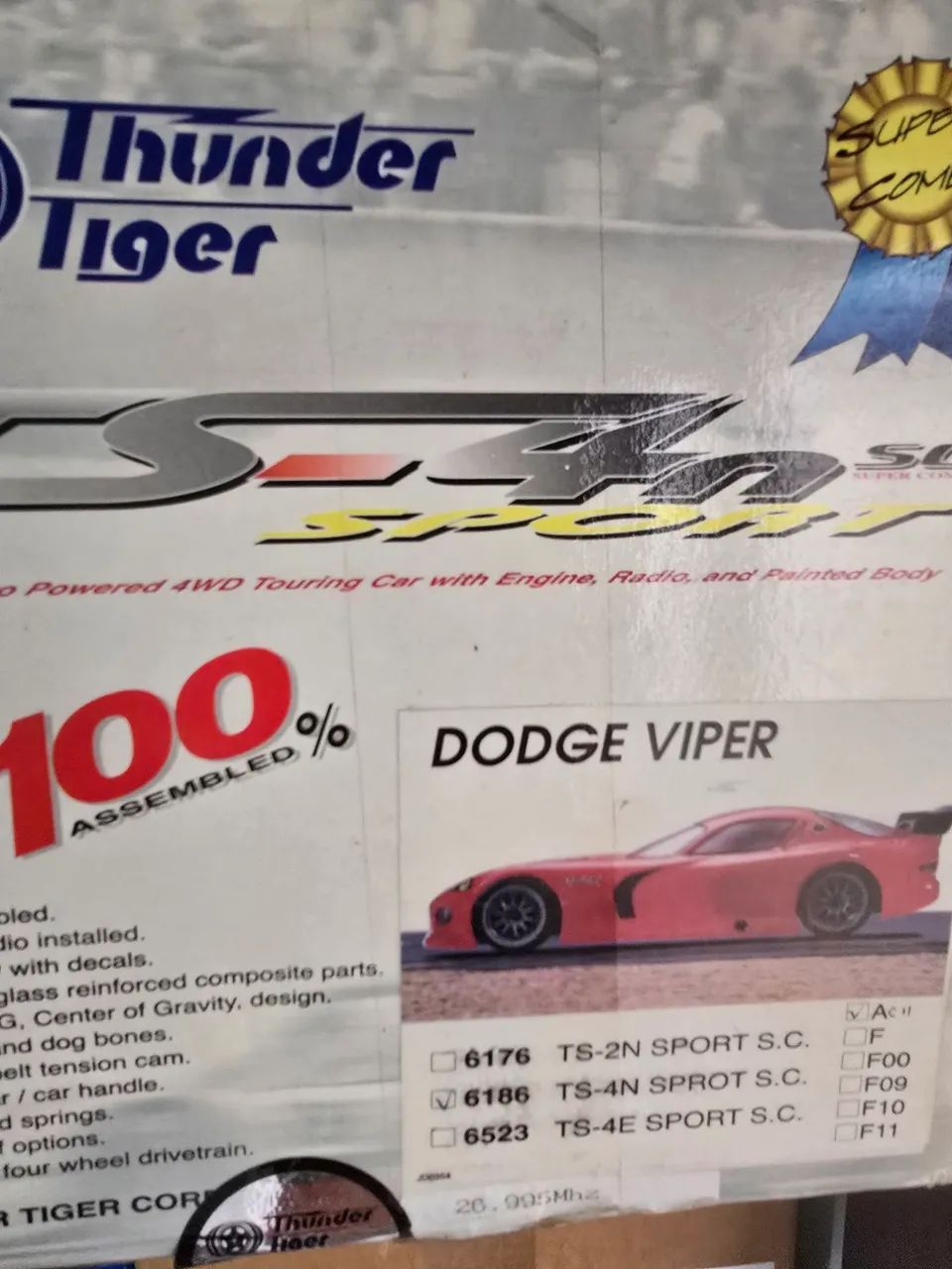 Automodelo RC Dodge Viper TS4n combustão - Foto 2