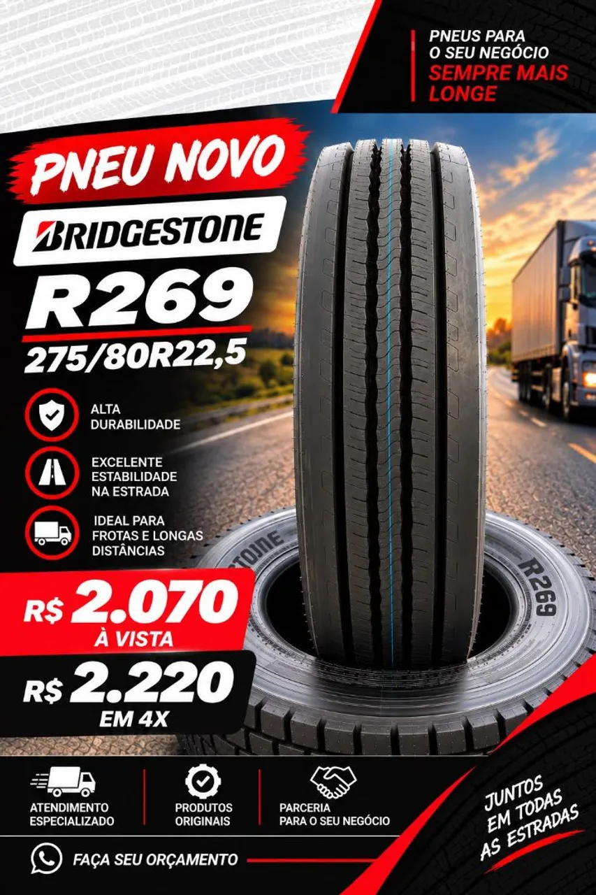 Pneu Michelin 295 MULT Z - Peças para caminhões - Zona 05, Maringá