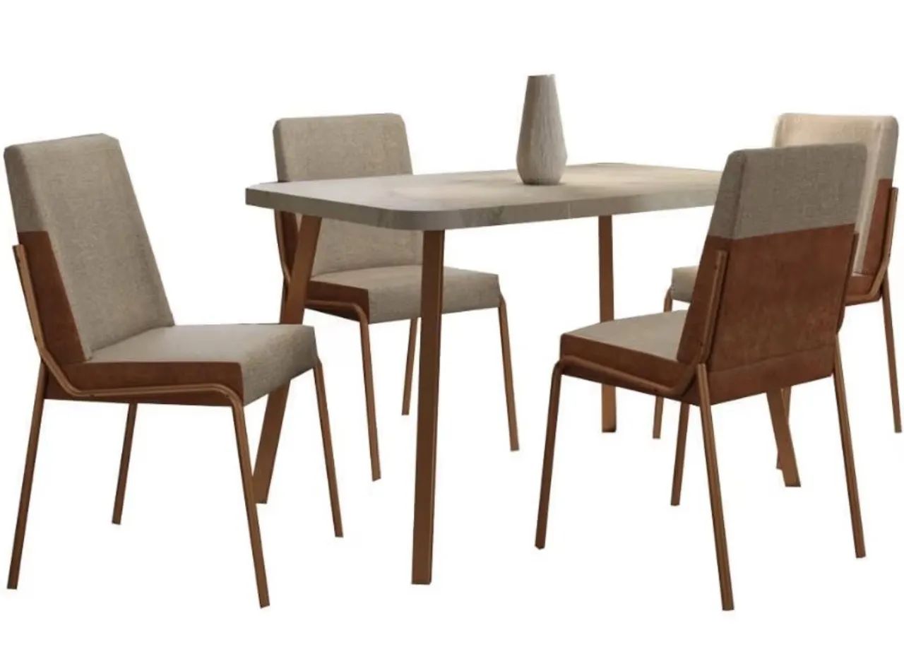 Mesa com 4 cadeiras 
