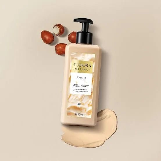 Creme Hidratante Corporal Eudora Instance Karité 400ml - Foto 2
