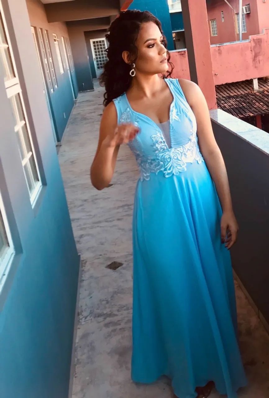 Vestido azul  - Foto 4