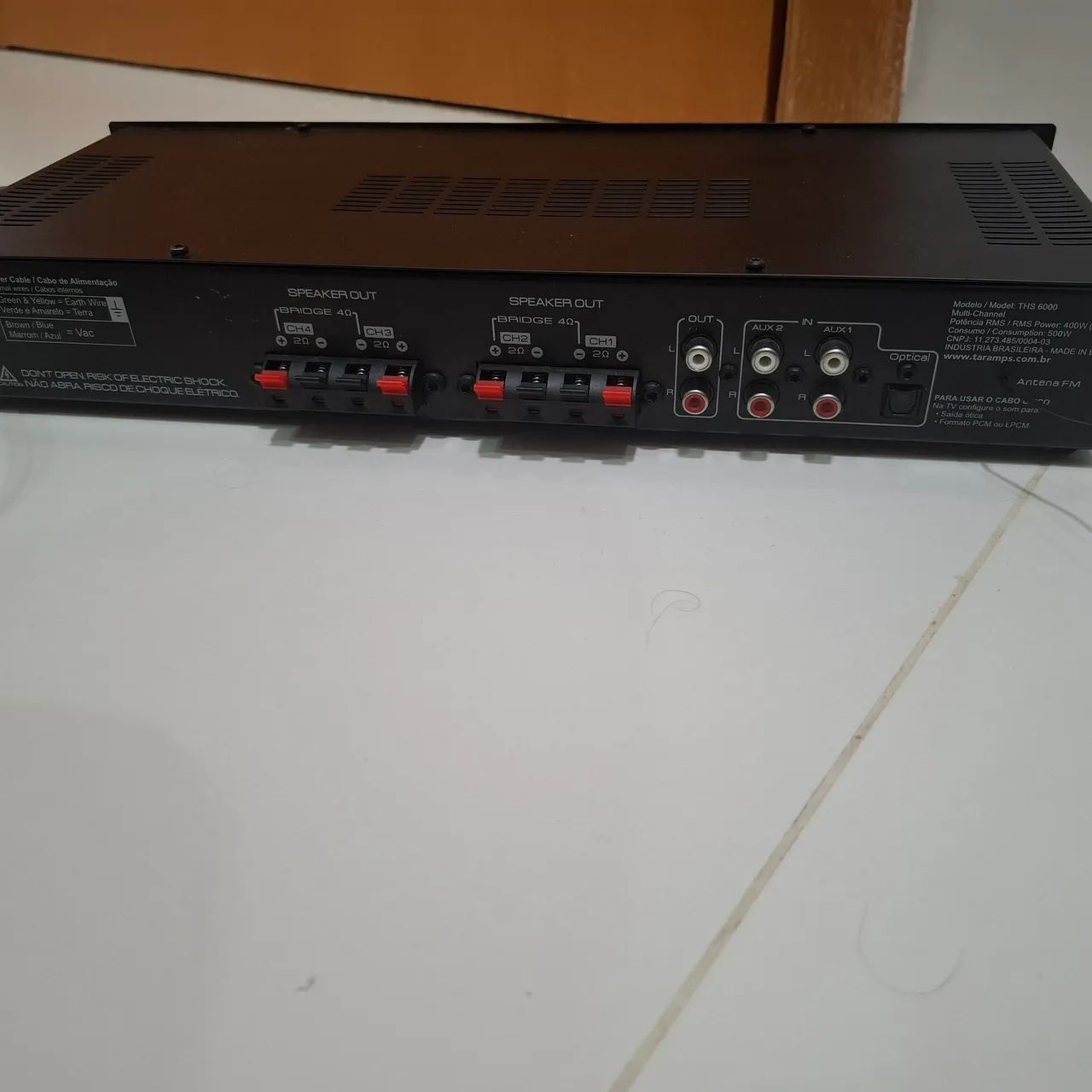 Até fim do mês de julho: Receiver Taramps THS6000 