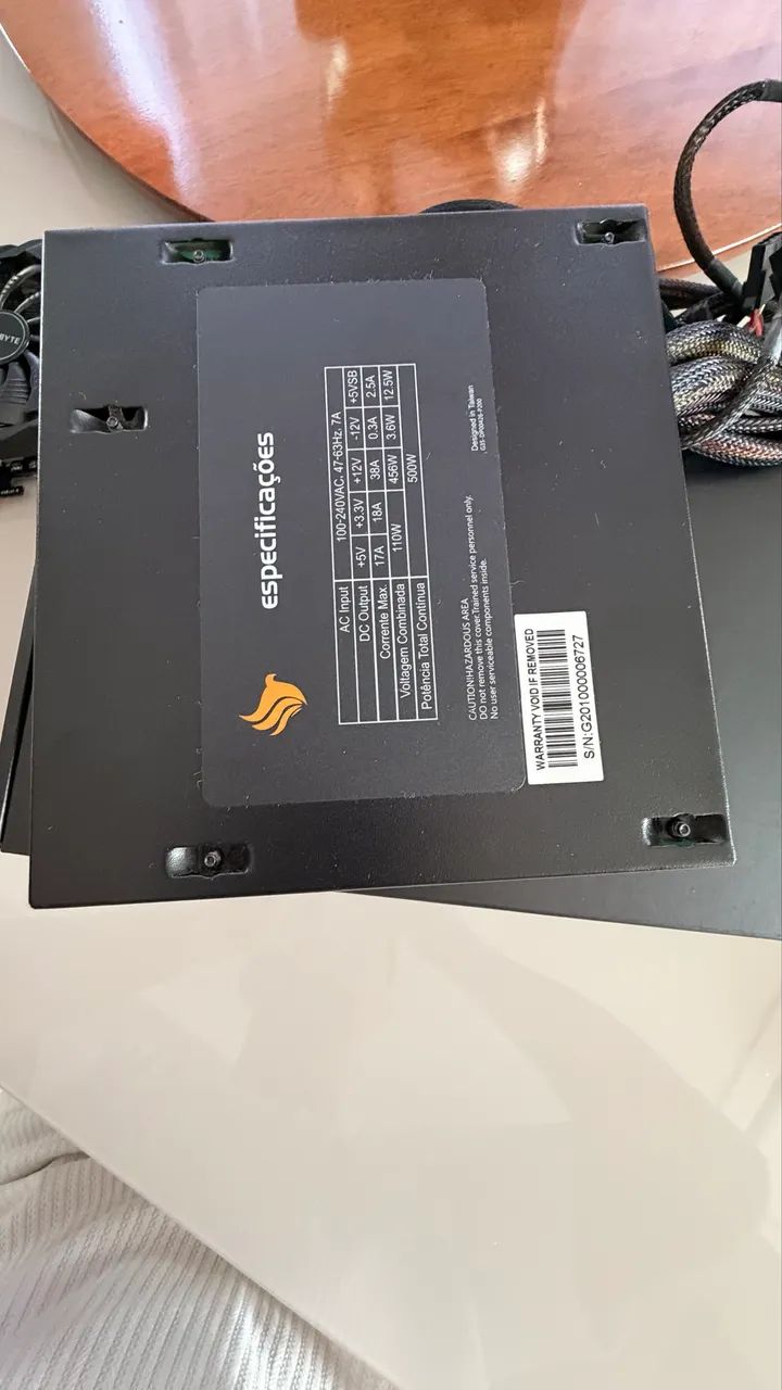 Fonte pichau nidus 500w - Foto 2