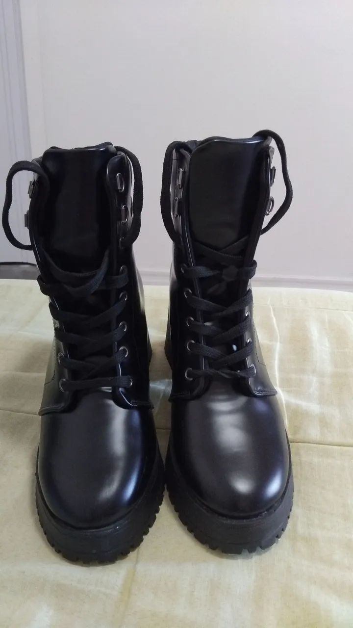 Bota preta 36 - Foto 2