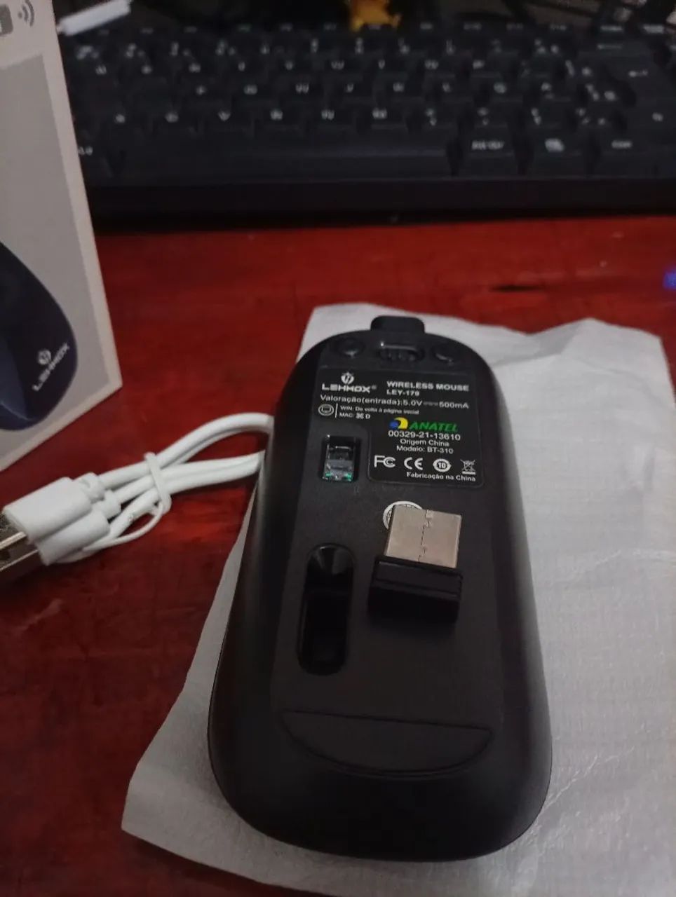 Weireless Mouse Silencioso e recarregável (não precisa ficar trocando pilha) - Foto 2