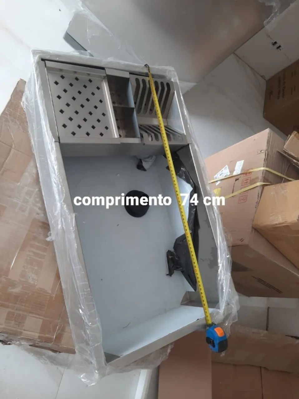 CUBA INOX PARA COZINHA COM ACESSÓRIOS