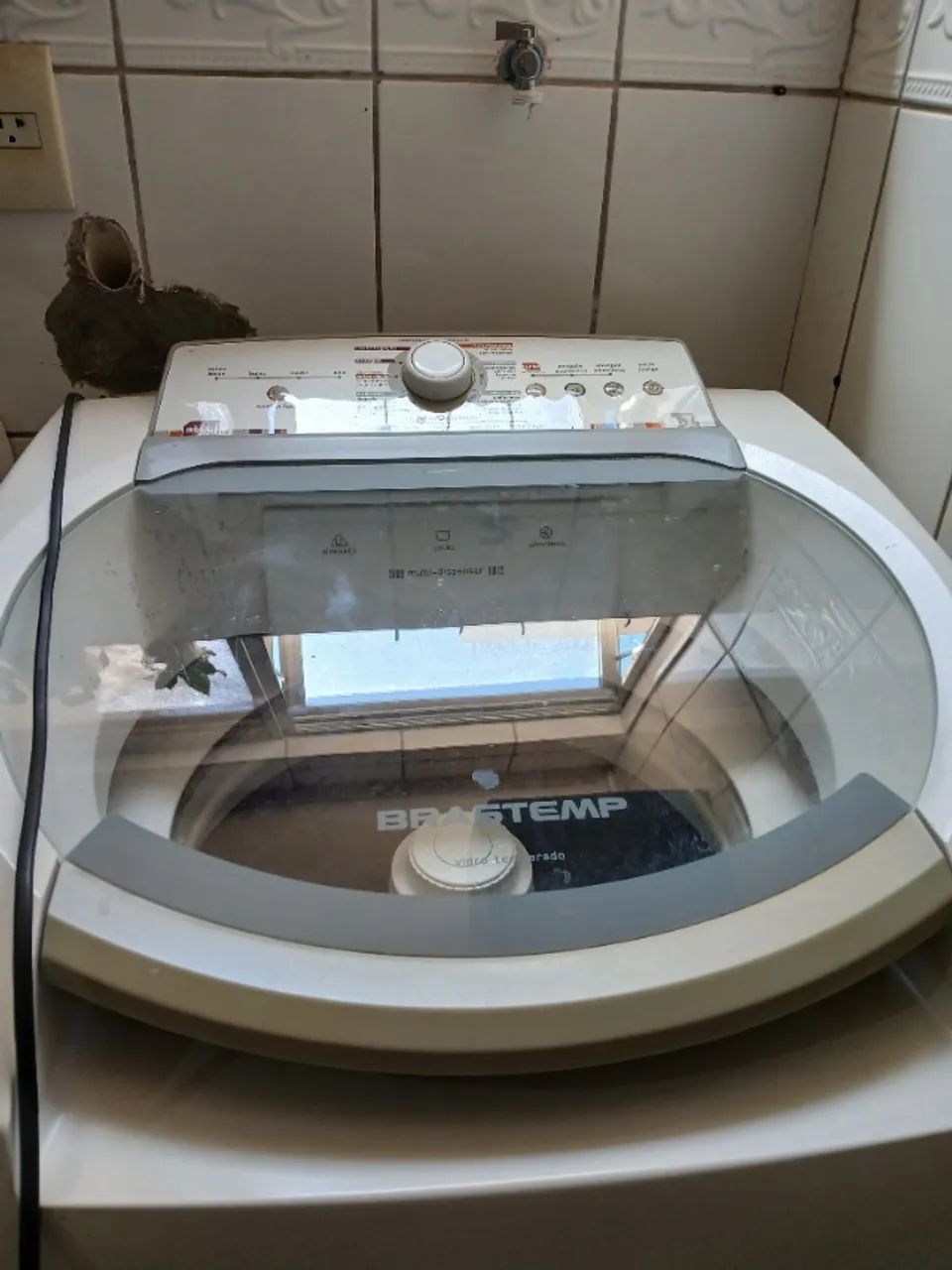 Máquina brastemp com defeito 