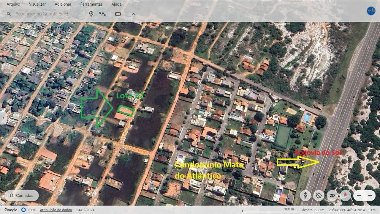 Lote aterrado 