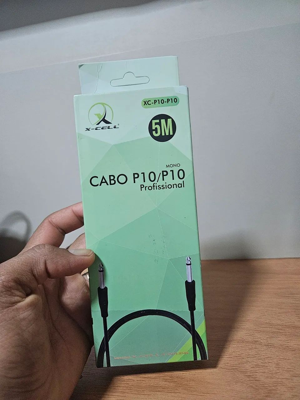 Cabo p10/10 mono profissional 5m