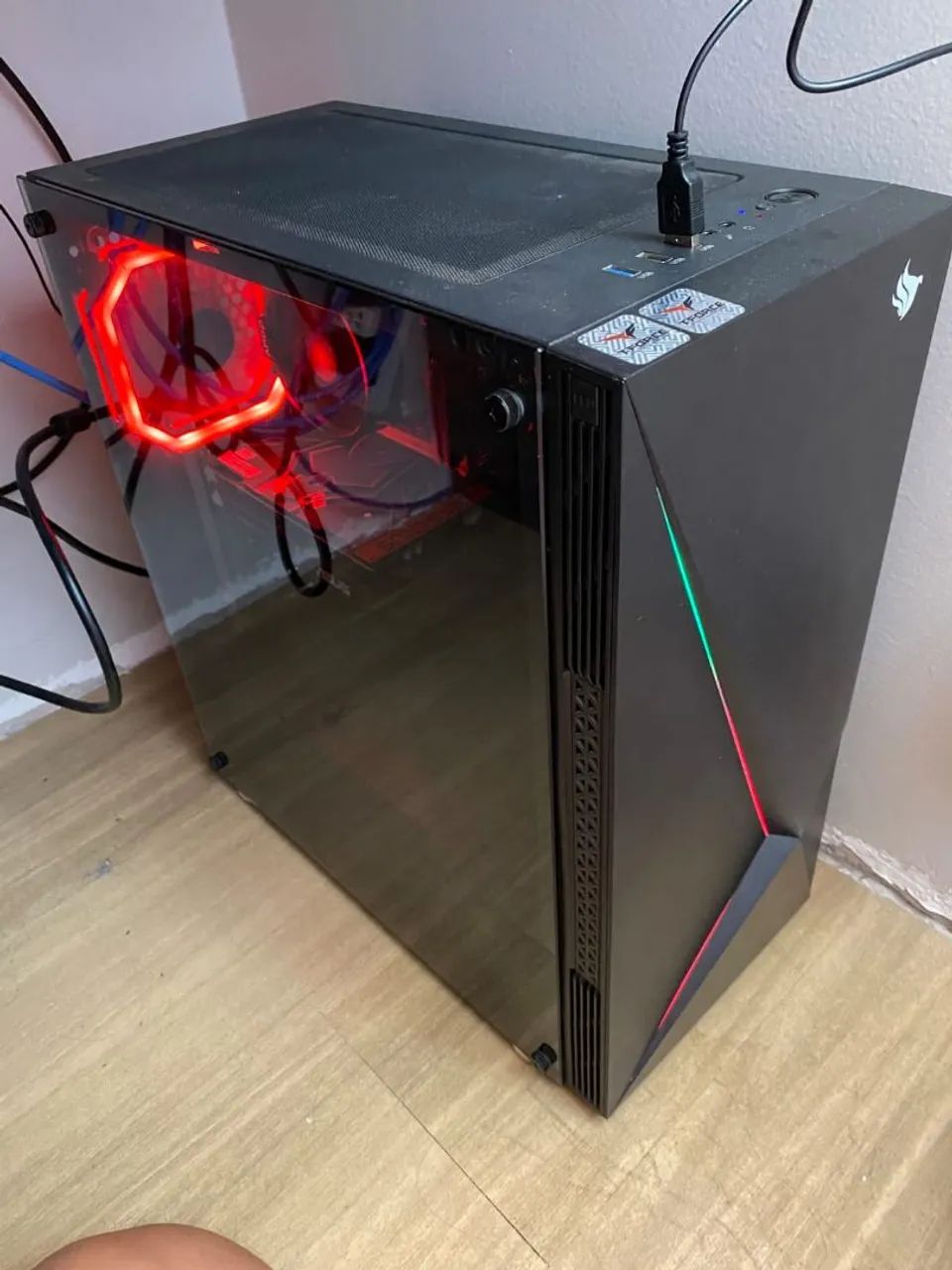 PC Gamer GTX 1050 Ti, 8GB RAM e SSD 256GB - Foto 2