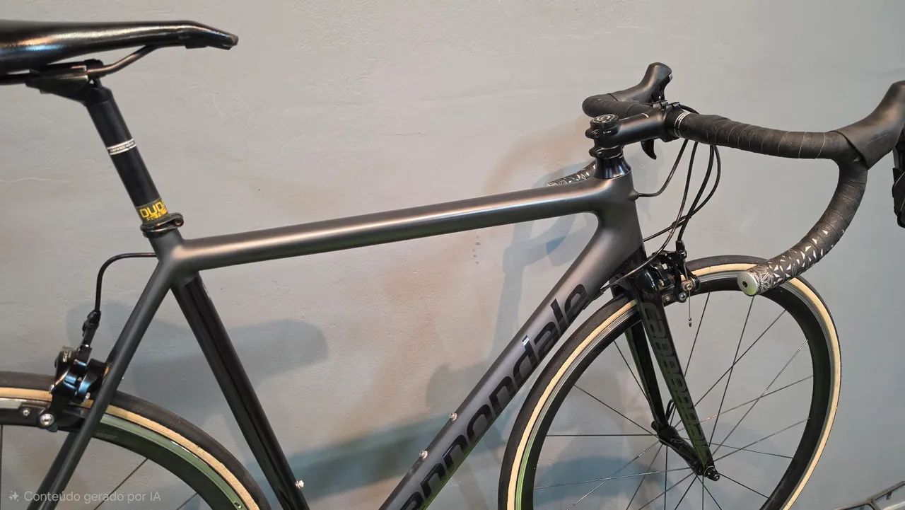 Cannondale Supersix Evo 2017 com upgrades 54<br>Tamanho 54 - Foto 4