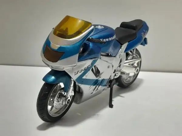 Miniatura Kawasaki Ninja Zx-9r 1/12 Azul - Brinquedos e Jogos