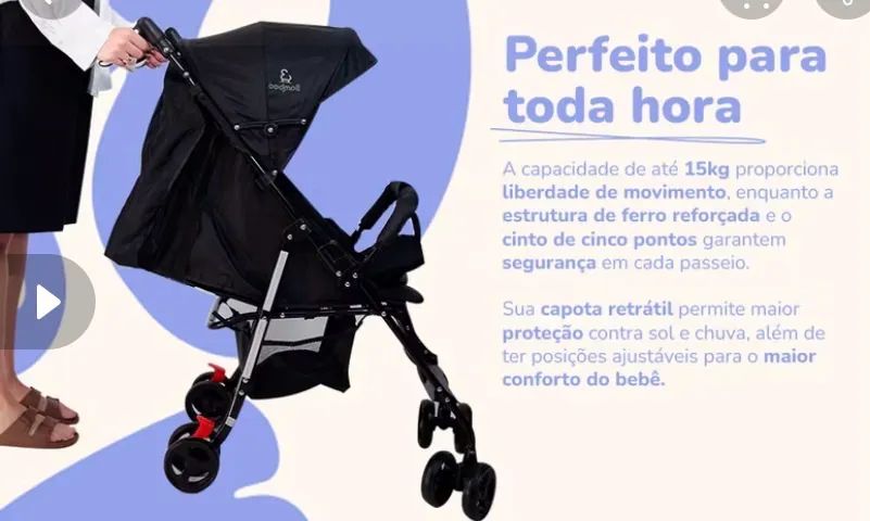 Carrinho de bebê - NOVO - Foto 2