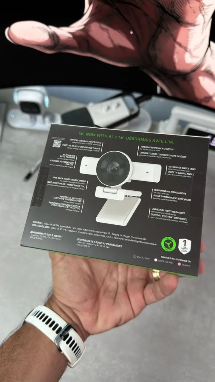 Webcam Razer Kiyo V2 4k - Foto 3
