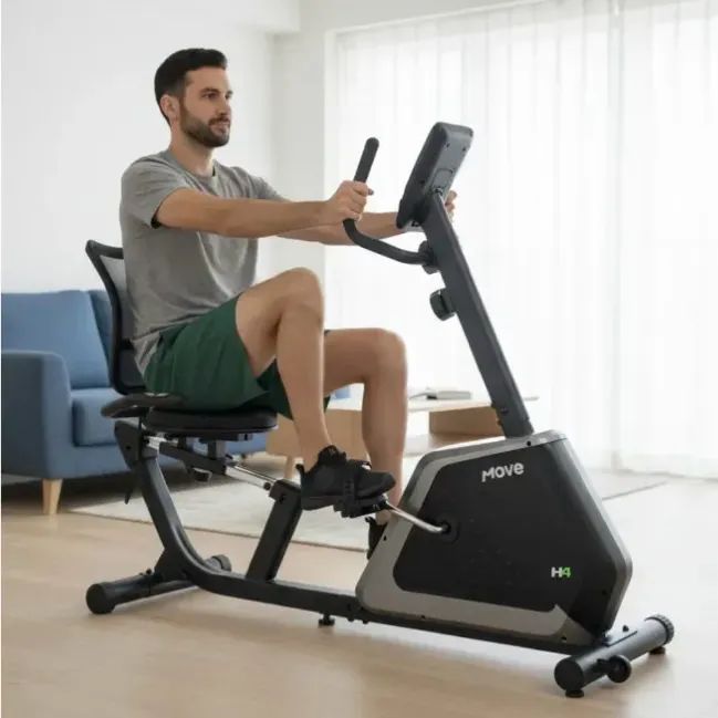 Bicicleta Ergométrica Horizontal Bluetooth H4 Move - Foto 3