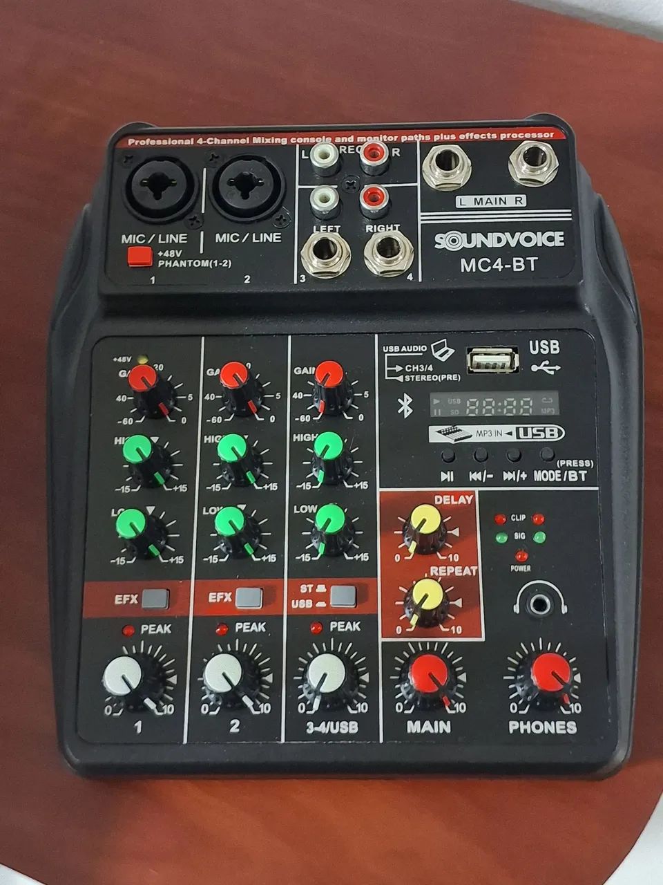 Mesa de Som SoundVoice MC4-BT - Foto 2