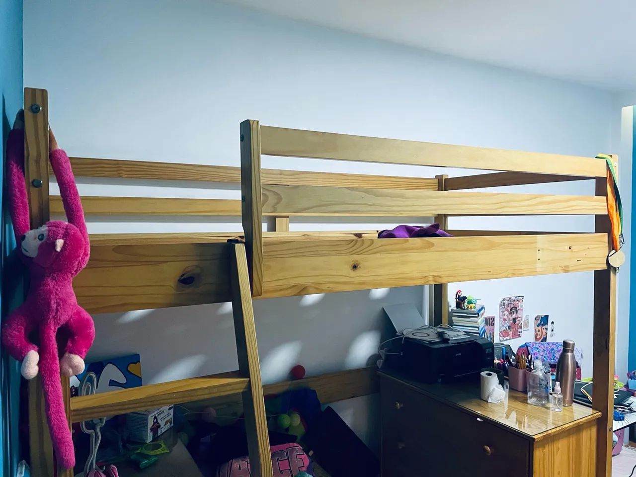 Cama infantil e cômoda com gavetas - Foto 2