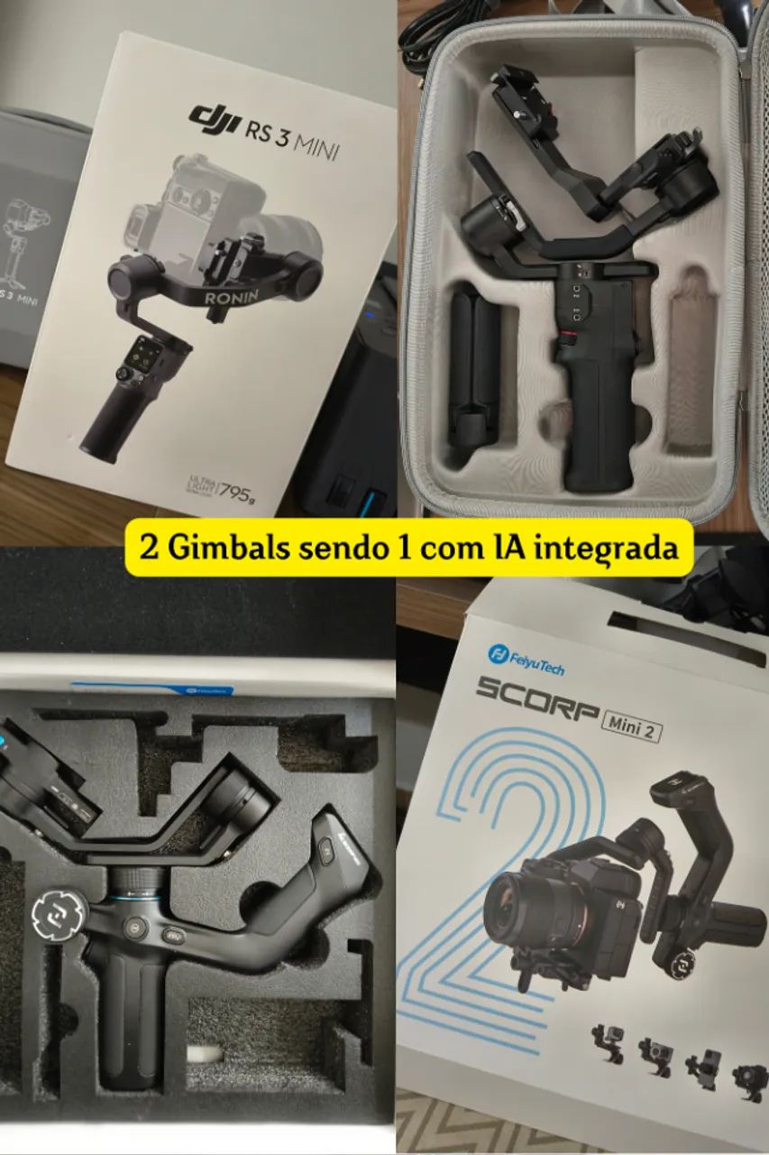 KIT AUDIOVISUAL - CÂMERA SONY ZVE-10+KIT ILUMINAÇÃO+ LENTES+GIMBALS+ACESSÓRIOS - Foto 4