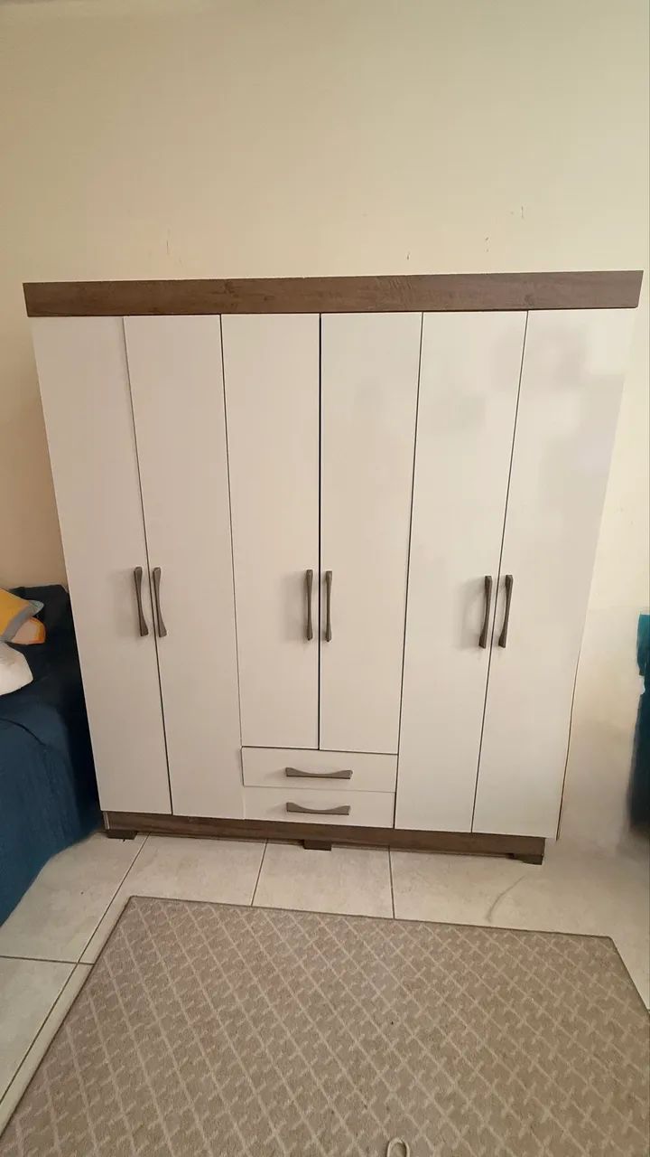 Guarda roupa 6 portas 2 gavetas - Foto 3