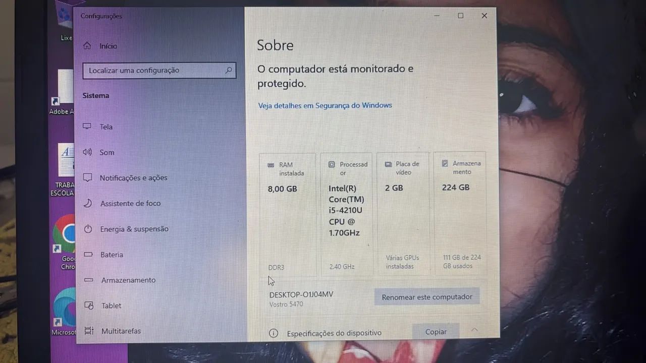 Notebook Dell i5 cm placa de video - Foto 3