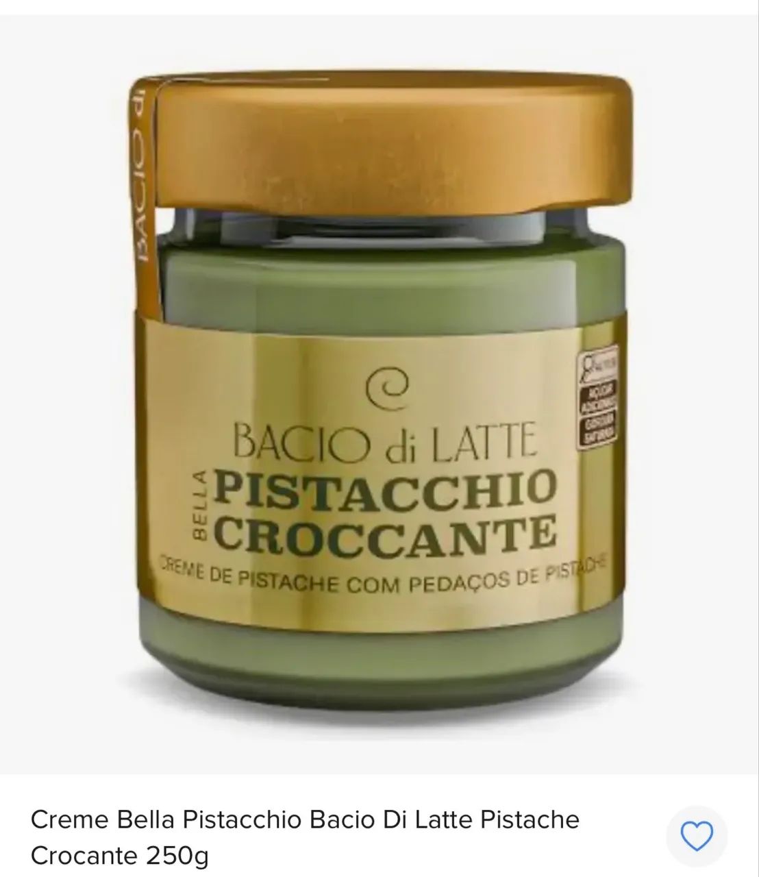 Creme Bella Pistacchio Crocante 