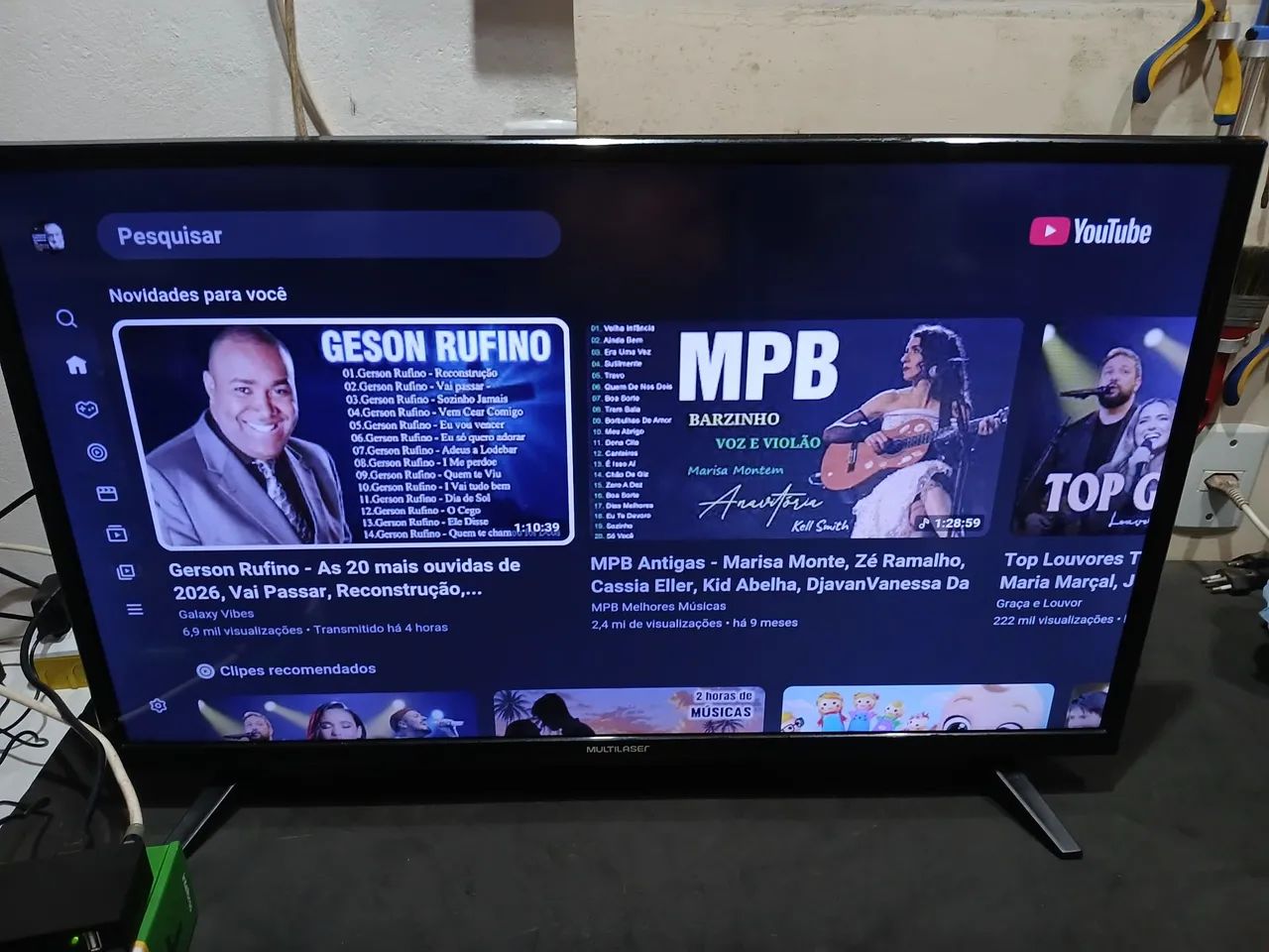 Vende-se tv SMART multilaser 32 polegadas funcionando perfeitamente.  - Foto 4
