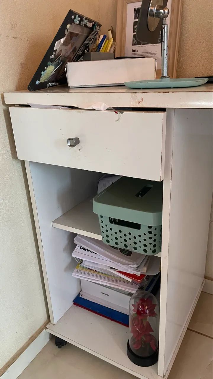 escrivaninha branca - Foto 3