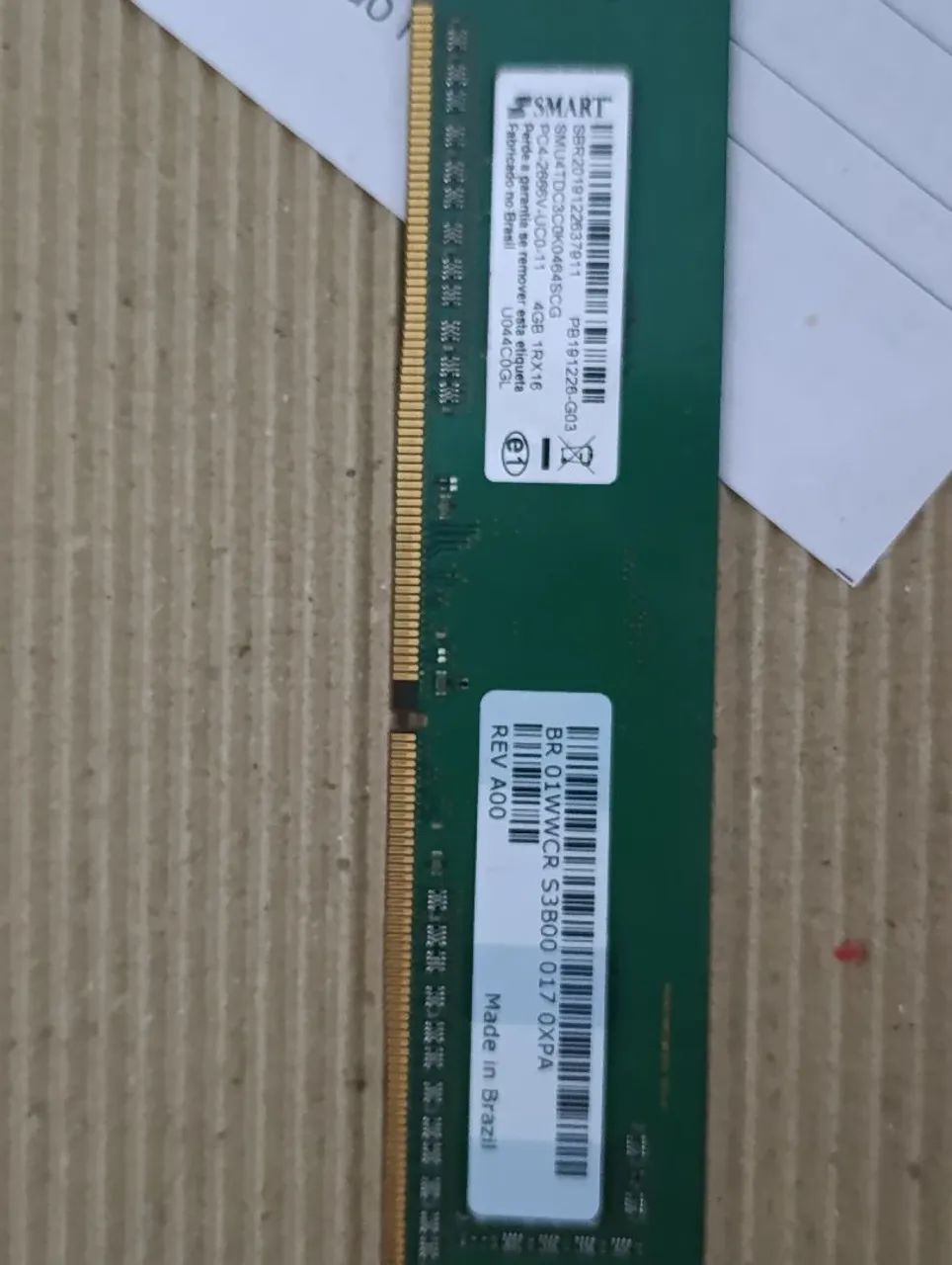 Memória ddr4 4gb