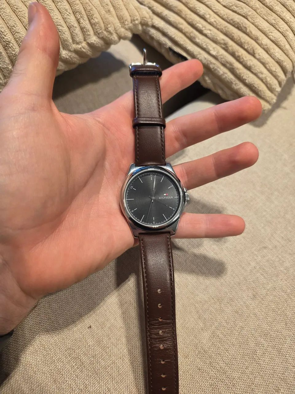 Relógio pulseira de couro Tommy - Foto 2