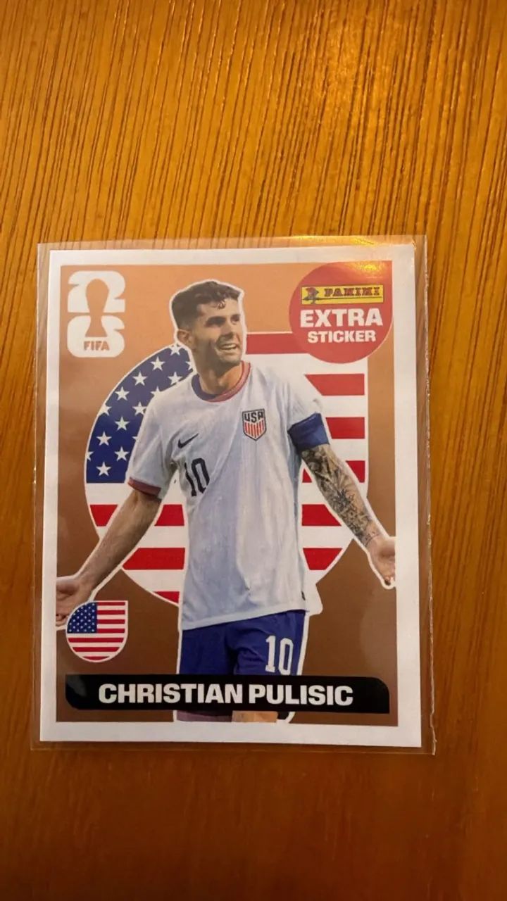 FIGURINHA LEGEND CHRISTIAN PULISIC BRONZE
